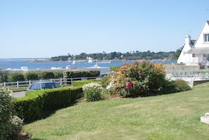 Part of the seaview from the living room