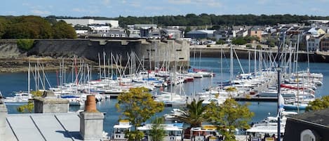 Port de plaisance vu de l'appartement.
