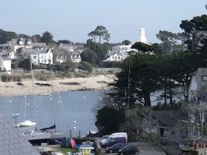 This is the view from the living room : Bénodet and the river Odet