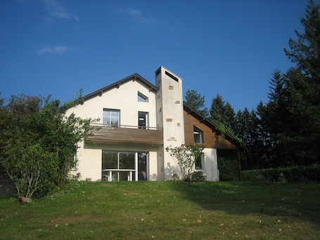 Vue quand vous arrivée devant notre maison.