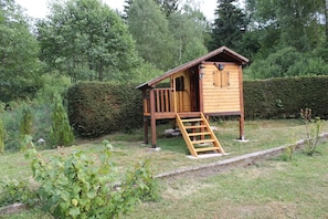 petite cabane pour enfants.