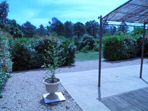 Jardin après