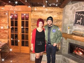 Claudio Capeo au chalet le royal 
à La Bresse Nathalie MN La rouge 