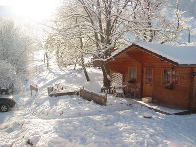 FERME TRAITSANES CHARMANT PETIT CHALET CABANE  MASSIF DES VOSGES - ALSACE 