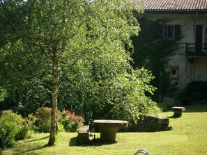 Le jardin arrière