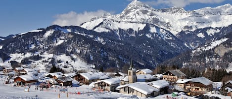 Arrivée pistes Crest Voland