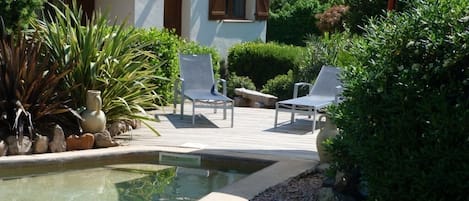 terrasse piscine privative