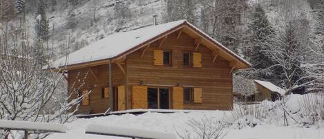 chalet en hivers 