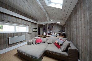 TV area in the large living room