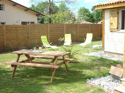 LOCATION CHALET A SEIGNOSSE PROCHE HOSSEGOR CAPBRETON LANDES                 