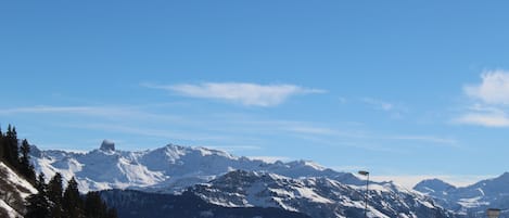 vue de l'appartement: la Pierra Menta 