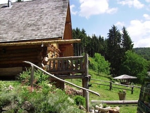 le chalet en été