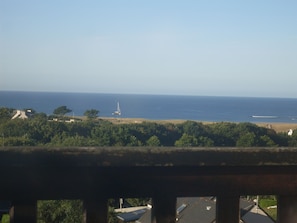 Vue sur la plage ou l’océan