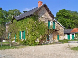 La face sud de la maison