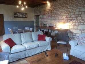 Le salon salle à manger