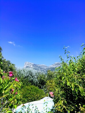 Blick von der Unterkunft