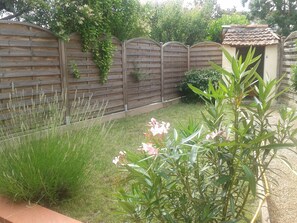 un jardin très privé..