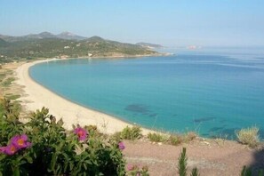 vue aérienne plage de Lozari