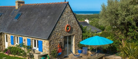 Terrasse avec vue mer