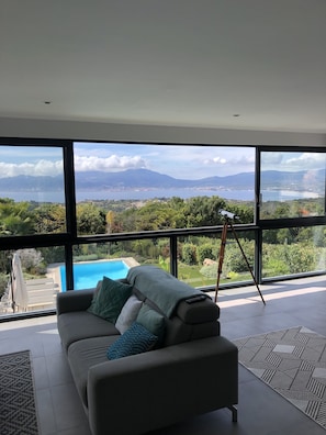 vue sur la baie d'Ajaccio