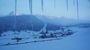 La vue depuis la maison - Version hiver !