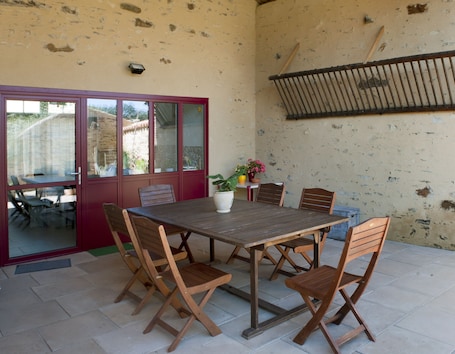 Terrasse côté jardin