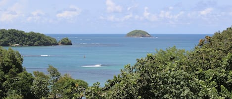 Vue sur l'ilet Saint Aubin