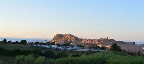 Vue depuis la terrasse fin après-midi