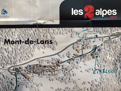 Les 2 ALPES 3600: Apartment 162m² - 4 bedrooms 4 bathrooms - 80m from the slopes