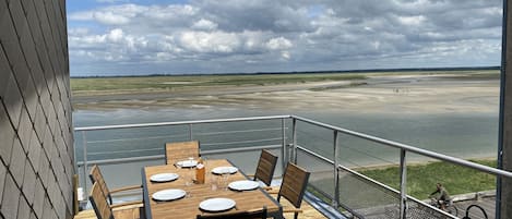 Terrasse avec vue sur la Baie de Somme