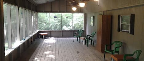 Enjoy this terrific screened porch!!