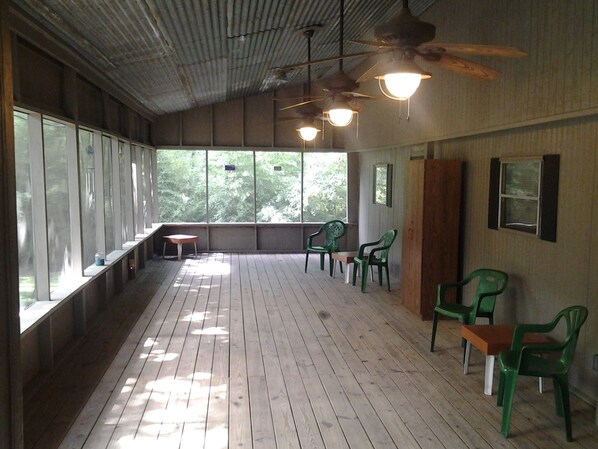 Enjoy this terrific screened porch!!