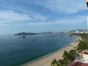 From the terrace to the right.