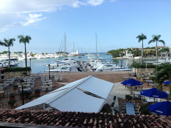 Beautiful view from outdoor deck.