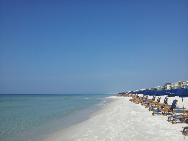 White sands of Miramar Beach!