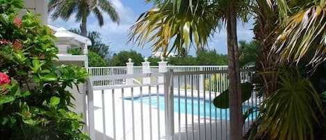 Backyard Pool with view of ocean- last canal before the ocean-a kayak ride away