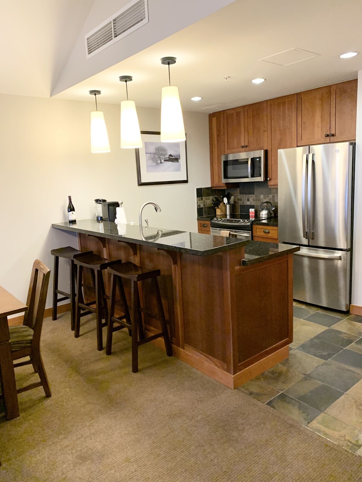 Penthouse In Snowmass Base Village steps to skiing- 50 ft. to slopes, 2 hot tubs