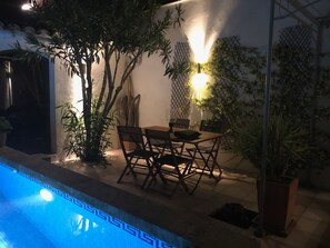 PATIO BY NIGHT