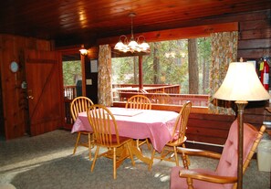 Dining table, reverse angle
