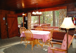 Dining table, reverse angle
