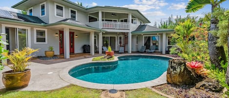 Private area for swimming and lounging