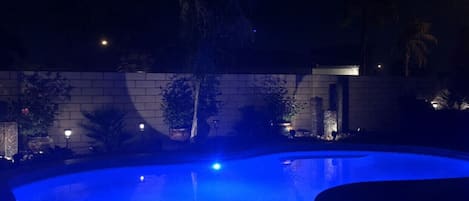 Night time swimming 