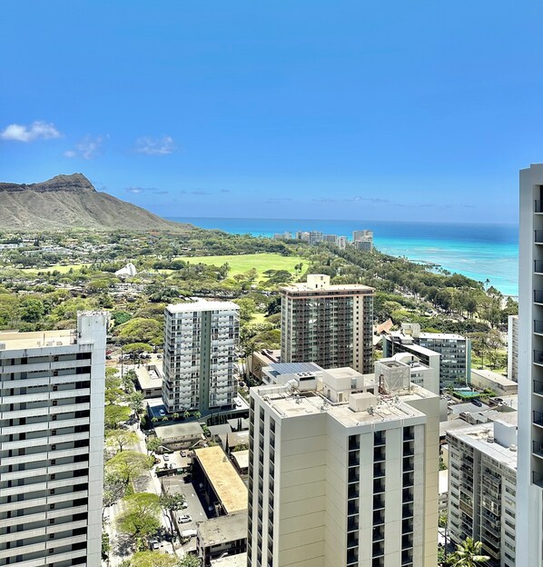Spectacular view from the lanai