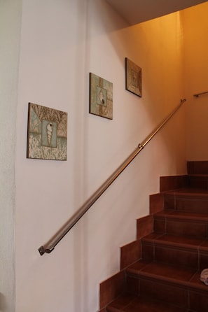 Stairs to upper level