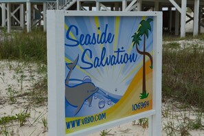 look for the sign out front-you are here!