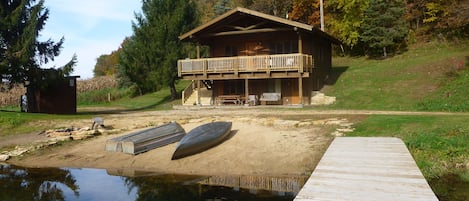 Cabin on ther Lake -view from the dock