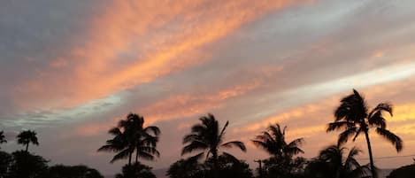 One of many beautiful sunsets from our lanai