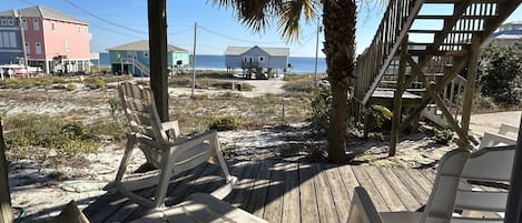 View from our lower shaded deck