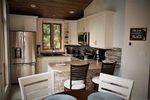 Kitchen and dining area