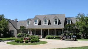 main home is 5000 square feet with a wonderful view of the pond! 